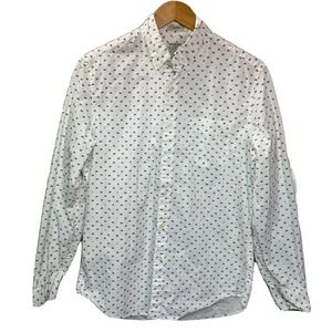 J Crew Shirt Button Down Sewn For J Crew Long Sleeve Classic Fit Size M Organic
